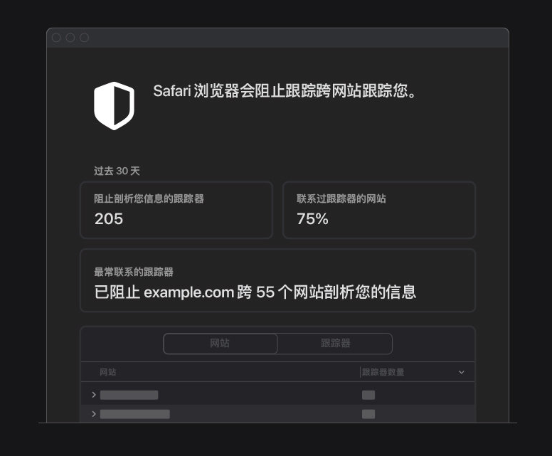 东升镇苹果手机维修分享如何在 Safari 浏览器中查看和打开隐私报告 